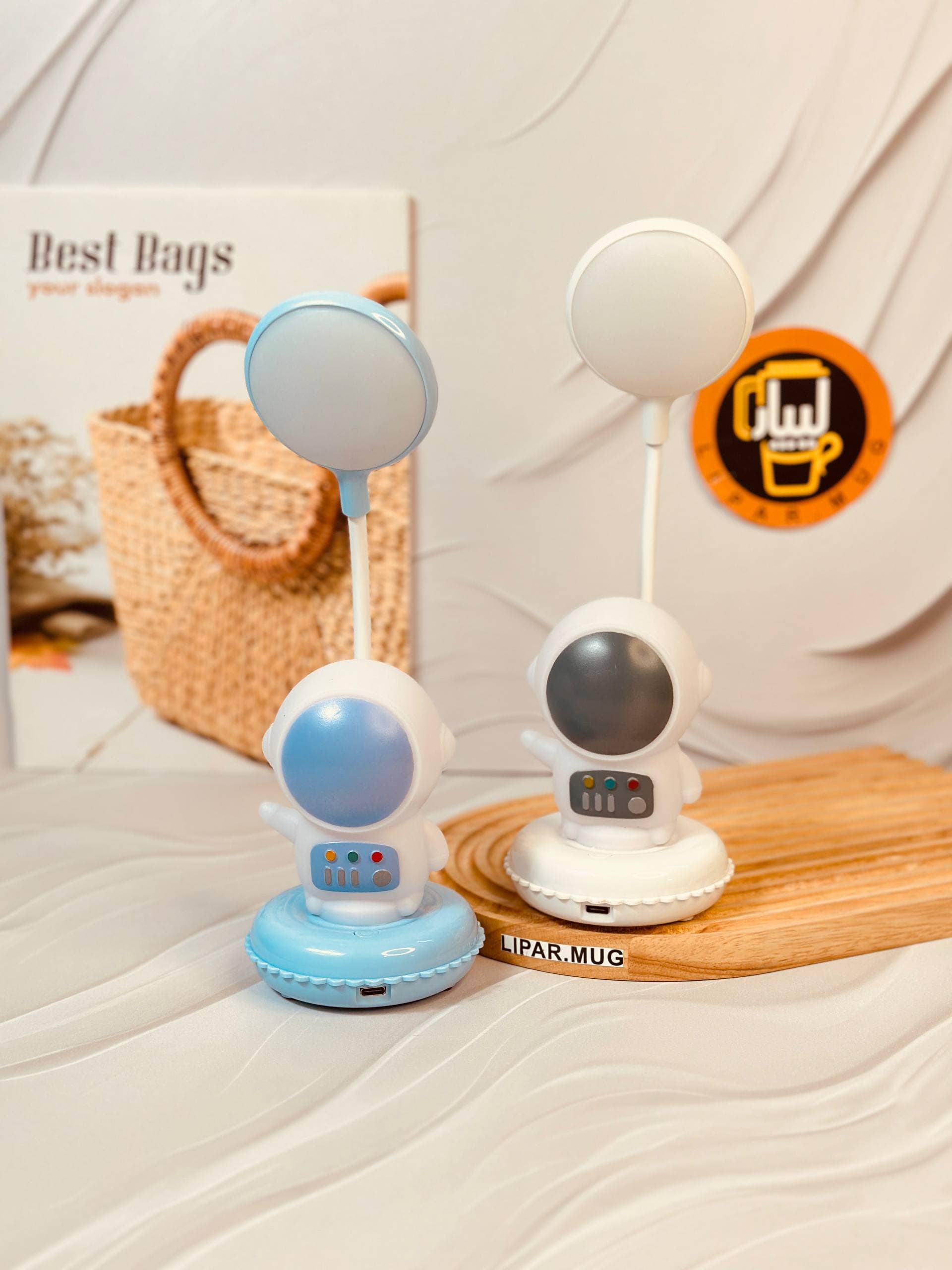 چراغ مطالعه فانتزی طرح فضانورد کد 6217