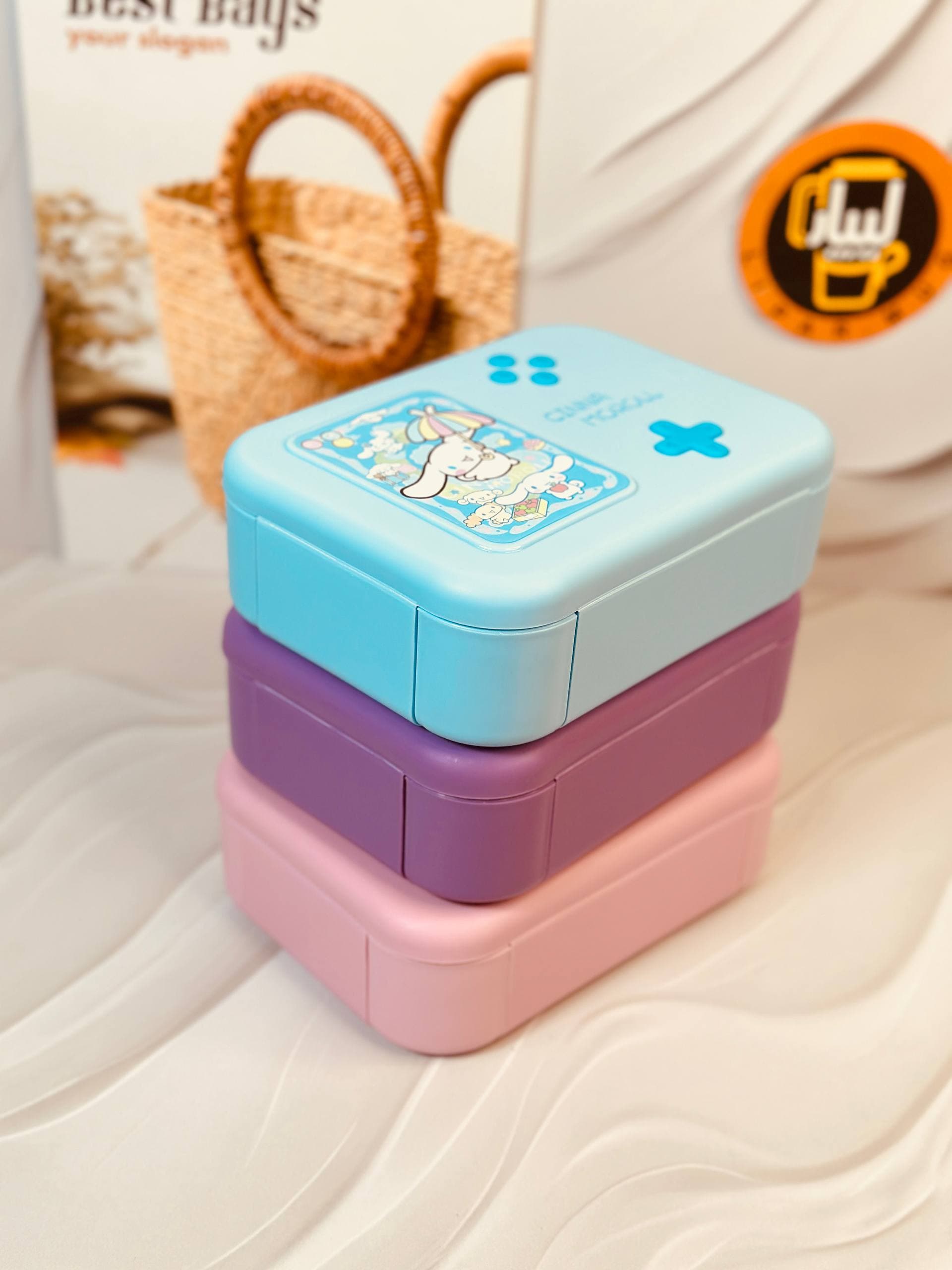 لانچ باکس و ظرف غذای مستطیلی کرومی و دوستان کد 6155 — تصویر ۴
