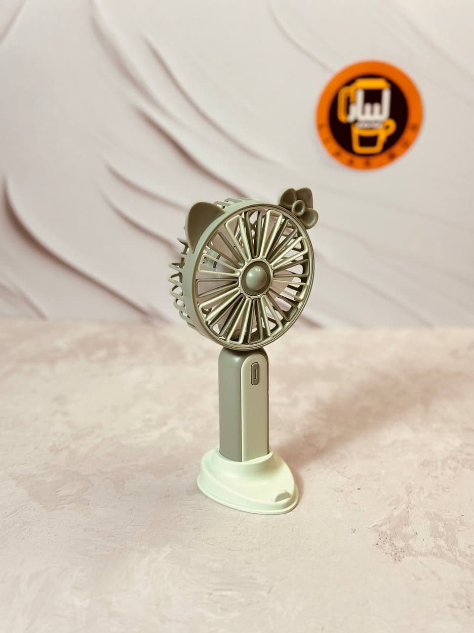 پنکه شارژی استند دار چراغ دار فانتزی کد SD8077 — تصویر ۲