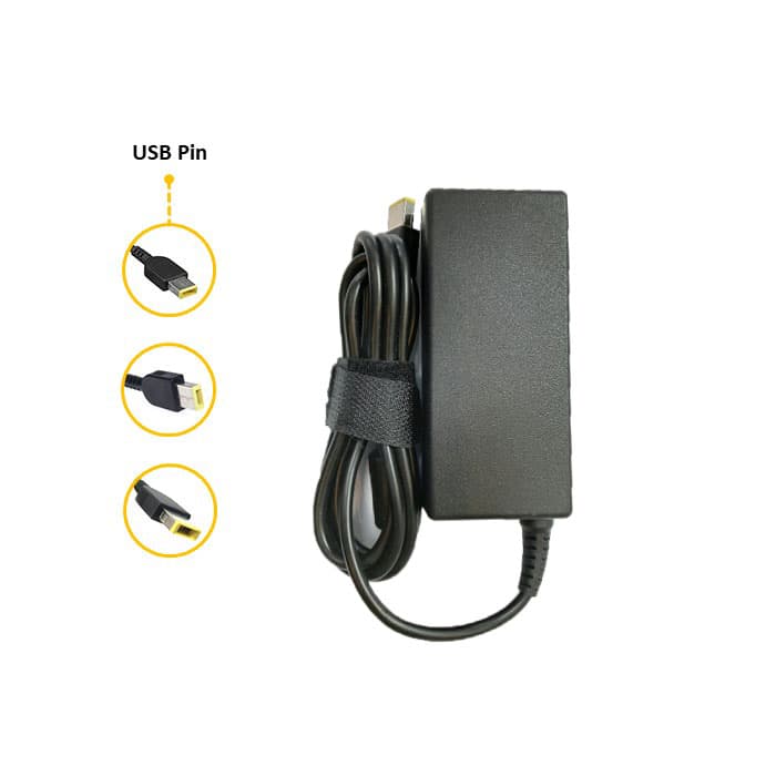 آداپتور و شارژر لپ تاپ لنوو LENOVO 20v 3.25a USB pin — تصویر ۲