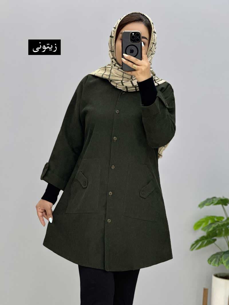 مانتو مخمل آذر کد 329891