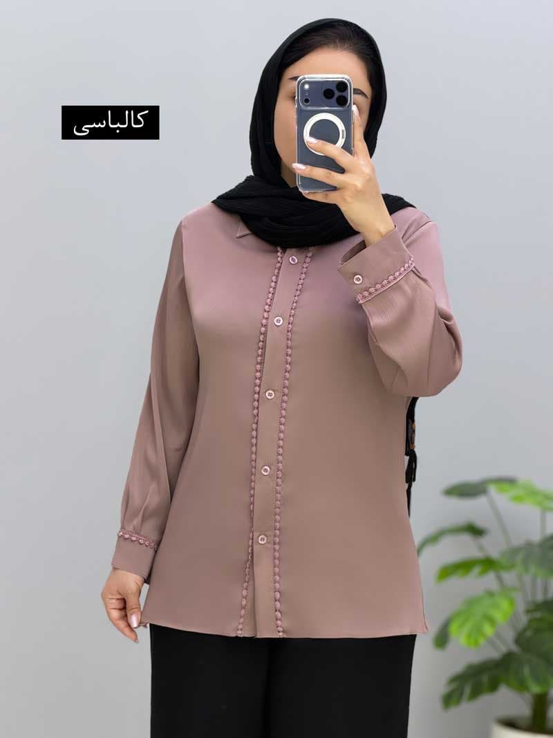 شومیزیقه مردانه ساتن شادلین کد101148 — تصویر ۶