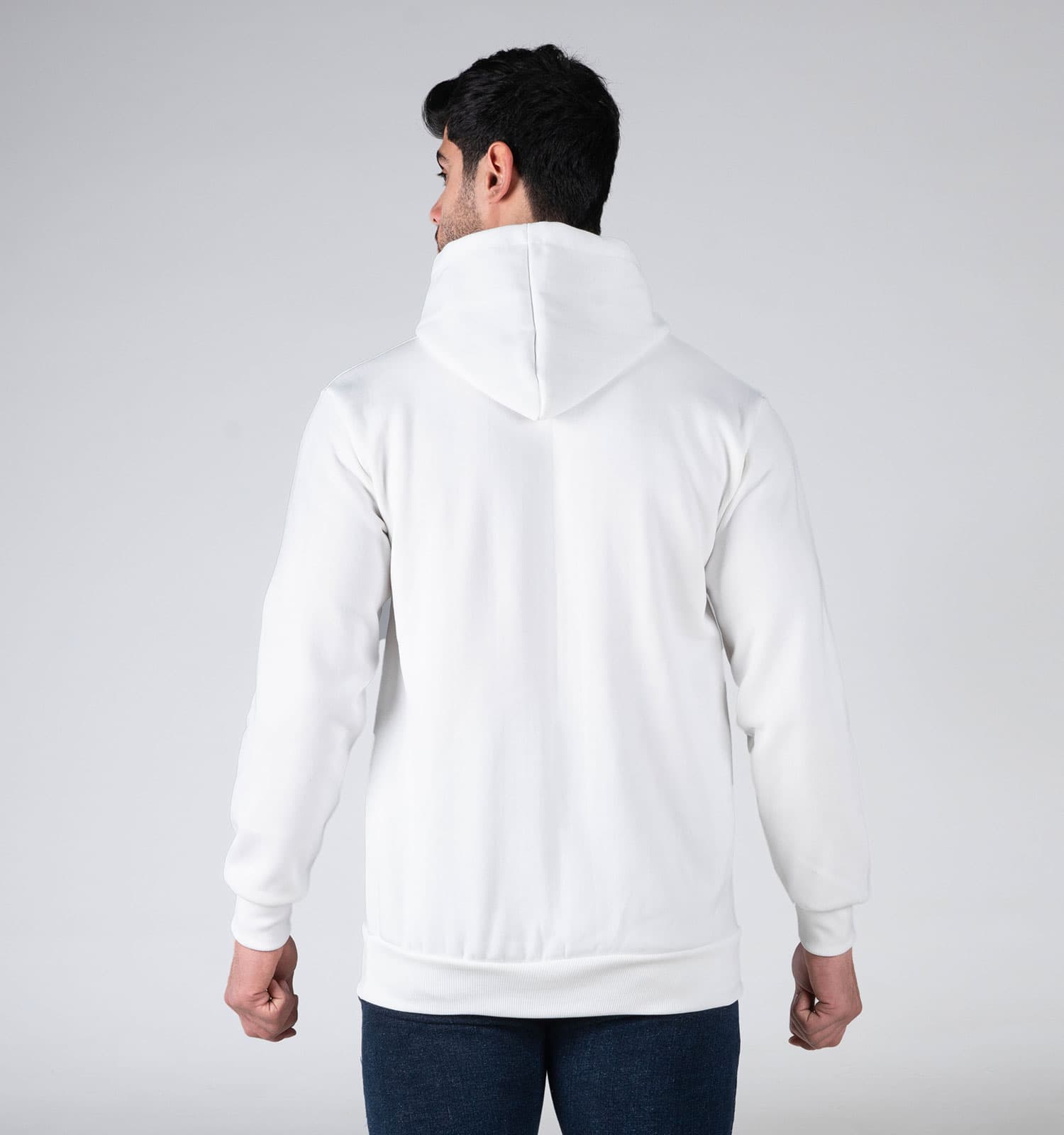 هودی مردانه کلاه دار سفید طرح دار Balenciaga کد 48905 — تصویر ۳