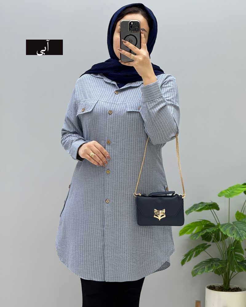 مانتو لینن ماهی کد 329730