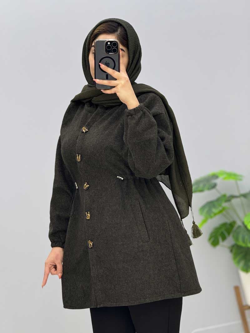مانتو کلاهدار آنیاکد3298108 — تصویر ۵
