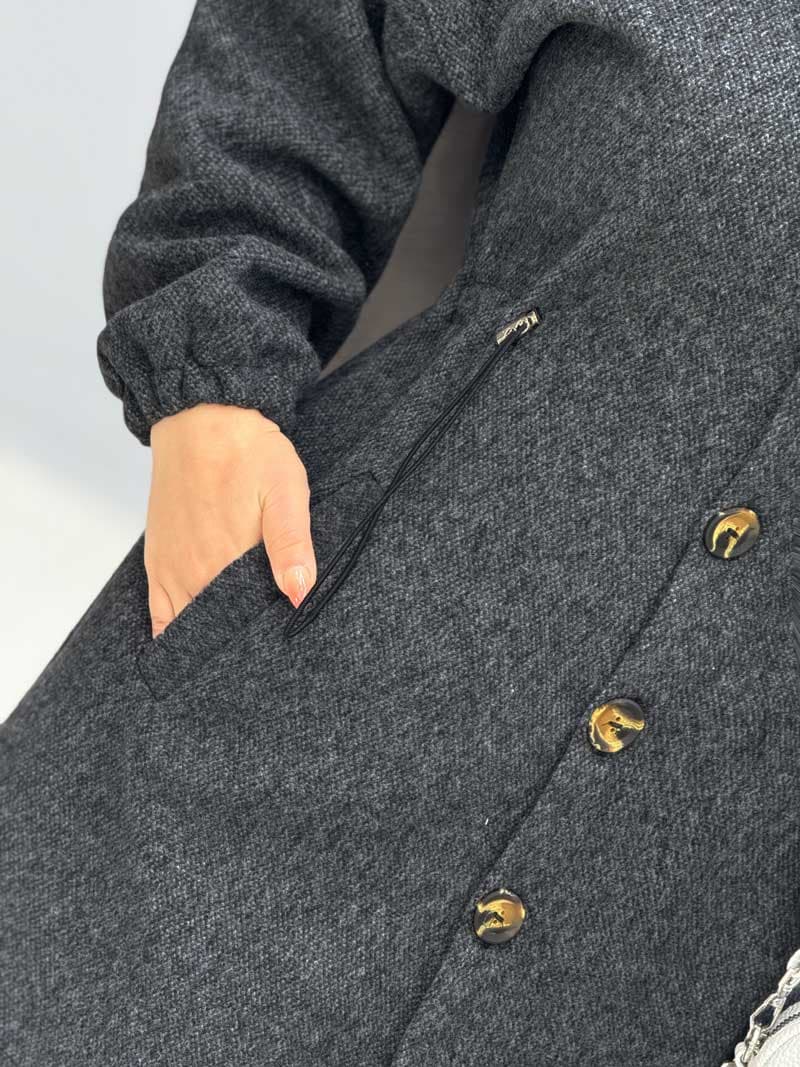 مانتو کلاهدار آنیاکد3298108 — تصویر ۳