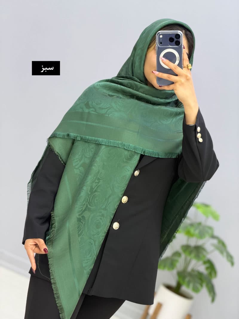 روسری ژاکارد لوییزا کد11027 — تصویر ۸