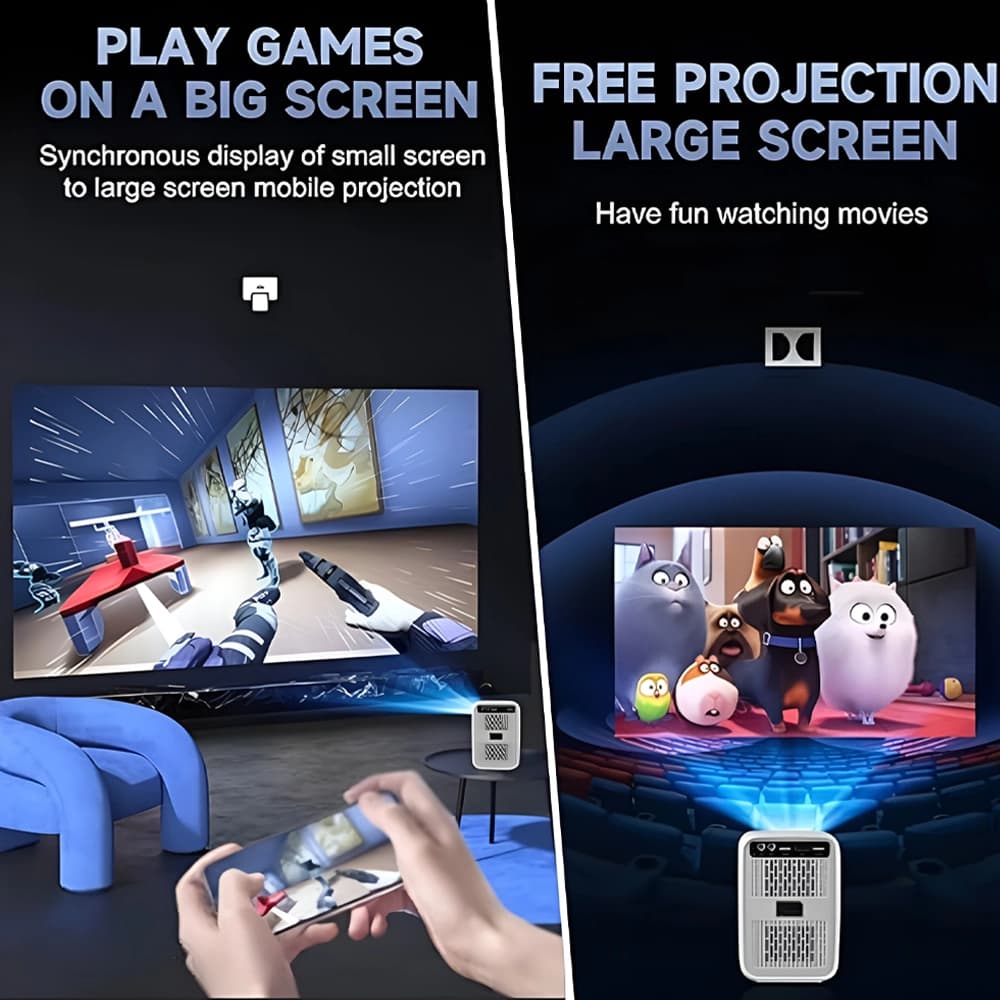 پروژکتور هوشمند یومیو مدل Umiio Portable Projector U20 — تصویر ۴