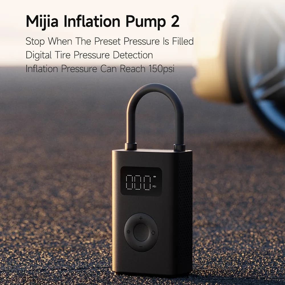 پمپ باد چند منظوره شيائومی مدل Mi Mijia Portable Air Pump 2 MJCQB06QW — تصویر ۲