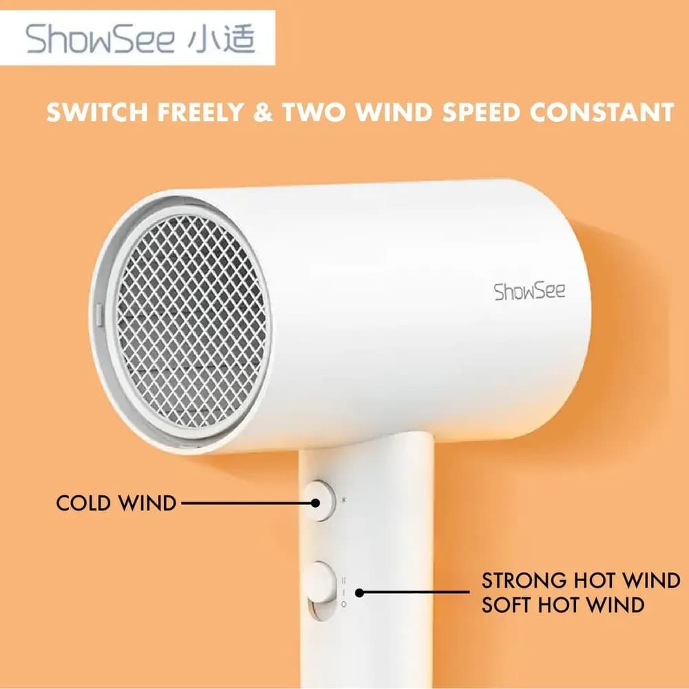 سشوار شیائومی مدل Showsee hair dryer A1-EUW — تصویر ۵