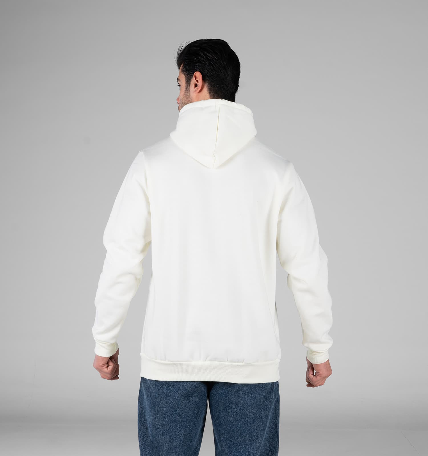 هودی مردانه کلاه دار سفید طرح دار Nike کد 49082 — تصویر ۳