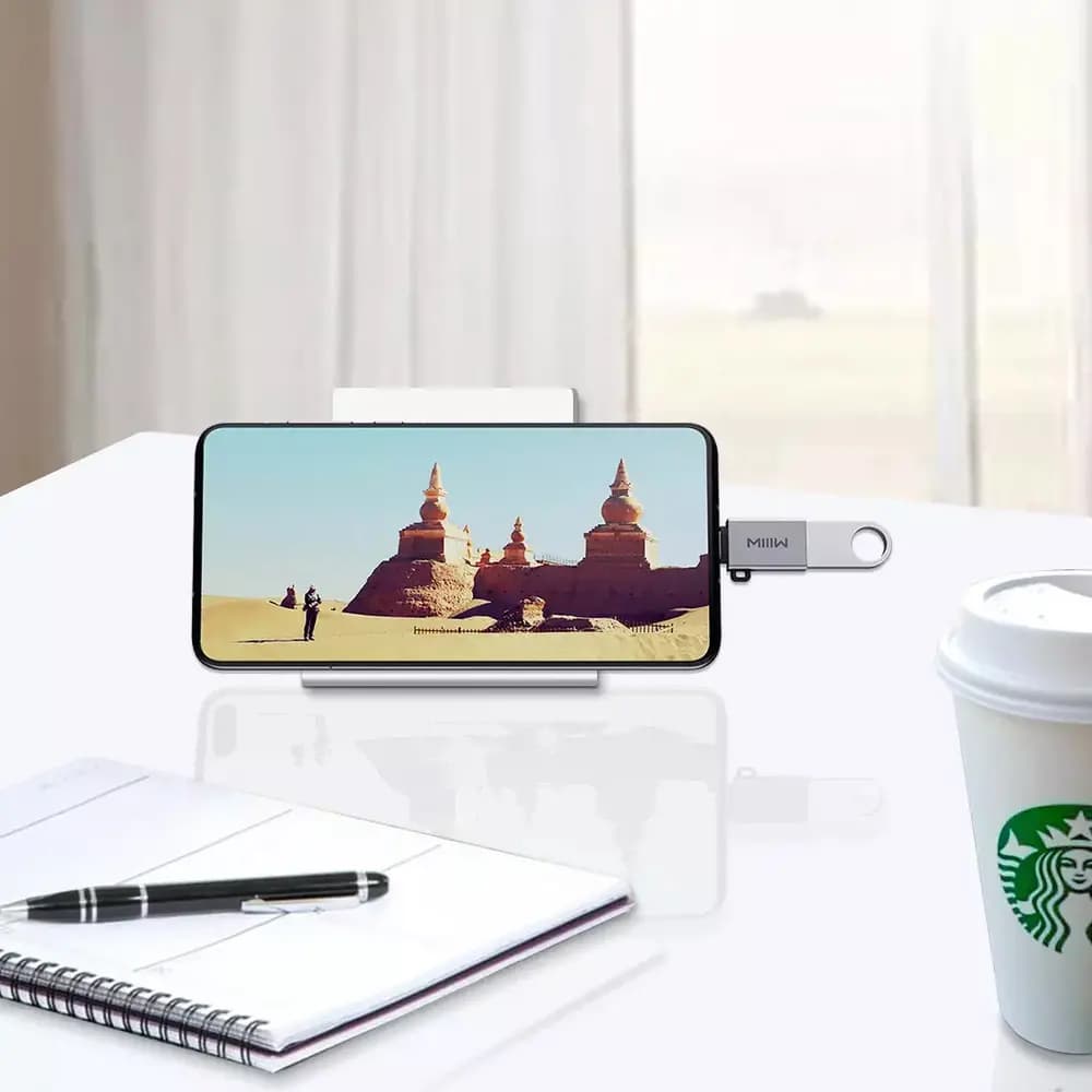 مبدل کابل انتقال سریع شیائومی مدل Xiaomi Youpin Miiiw USB 3.0 Typ-C OTG Adapter Typ C — تصویر ۵