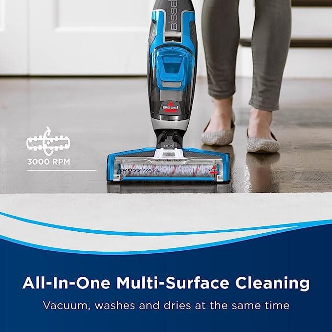 جاروبرقی بدون کیسه 1 در 3 برند بیسل BISSELL | Crosswave Multi-Surface 3 In 1 Vacuum Cleaner — تصویر ۲