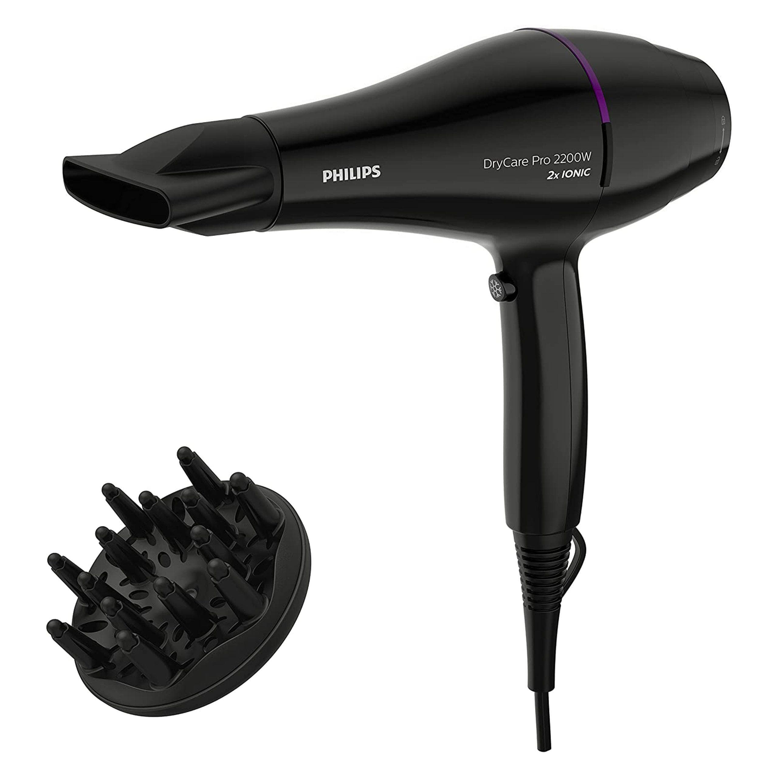 سشوار 2200 واتی برند فیلیپس Philips Bhd27403, Philips Drycare Pro Hairdryer