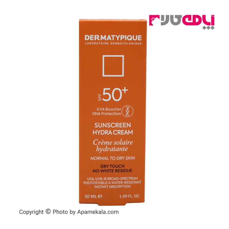 کرم ضد آفتاب درماتیپیک dermatypique مدل Hydra حجم 50 میل — تصویر ۲
