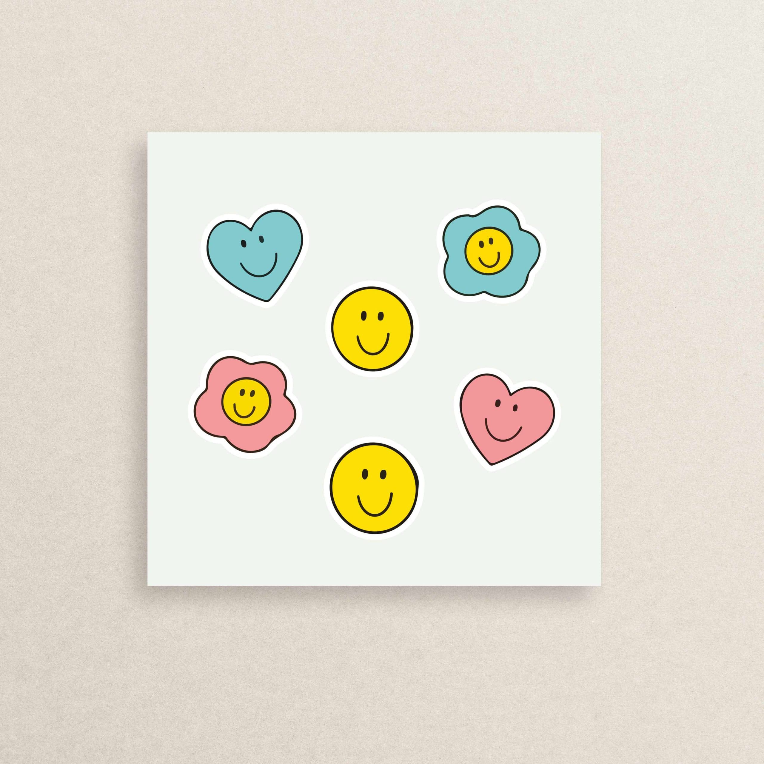 پک استیکر 6 تایی ایموجی قلب 28 | Emoji Sticker pack 28