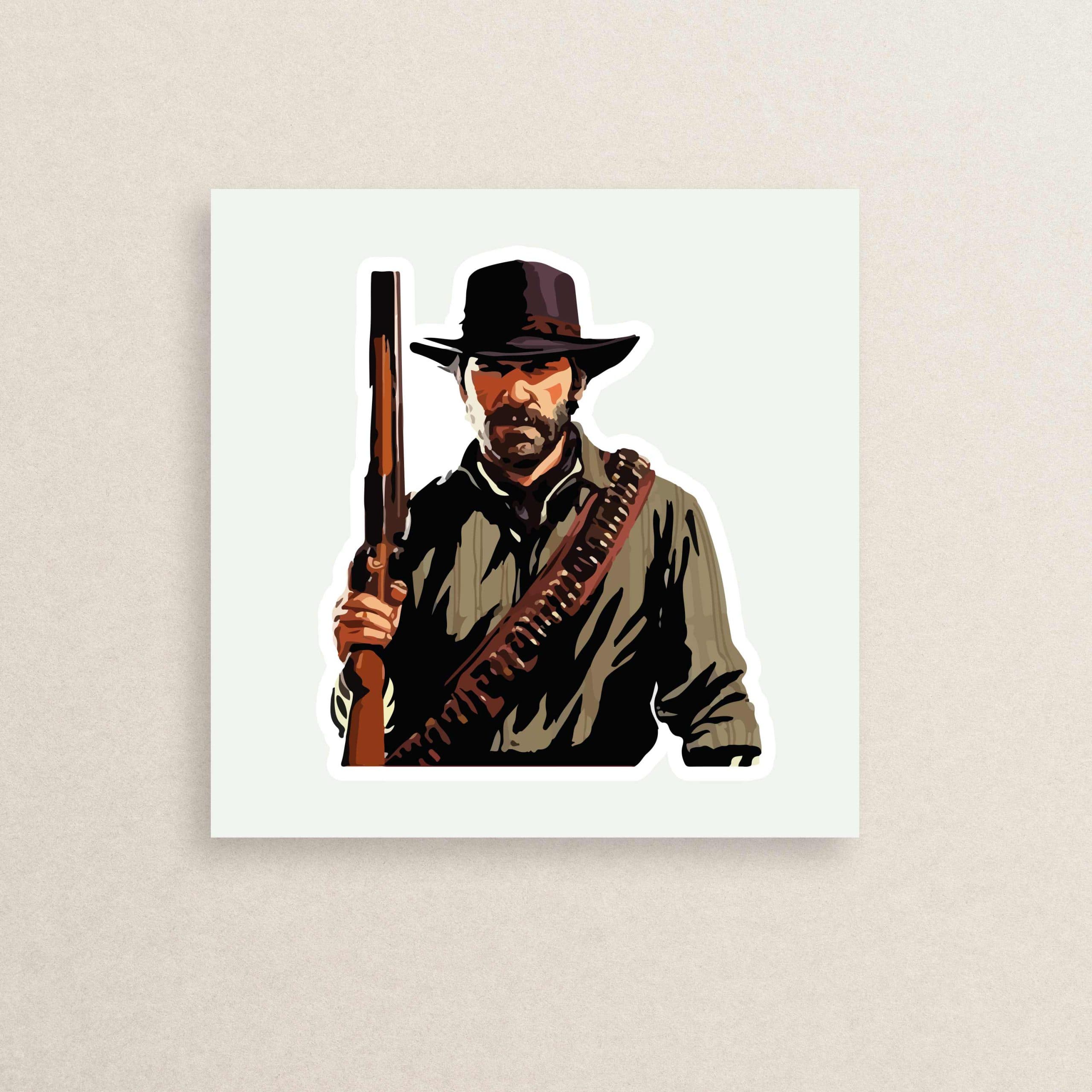 استیکر بازی رد دد ریدمپشن 02 | Red Dead Redemption Sticker 02