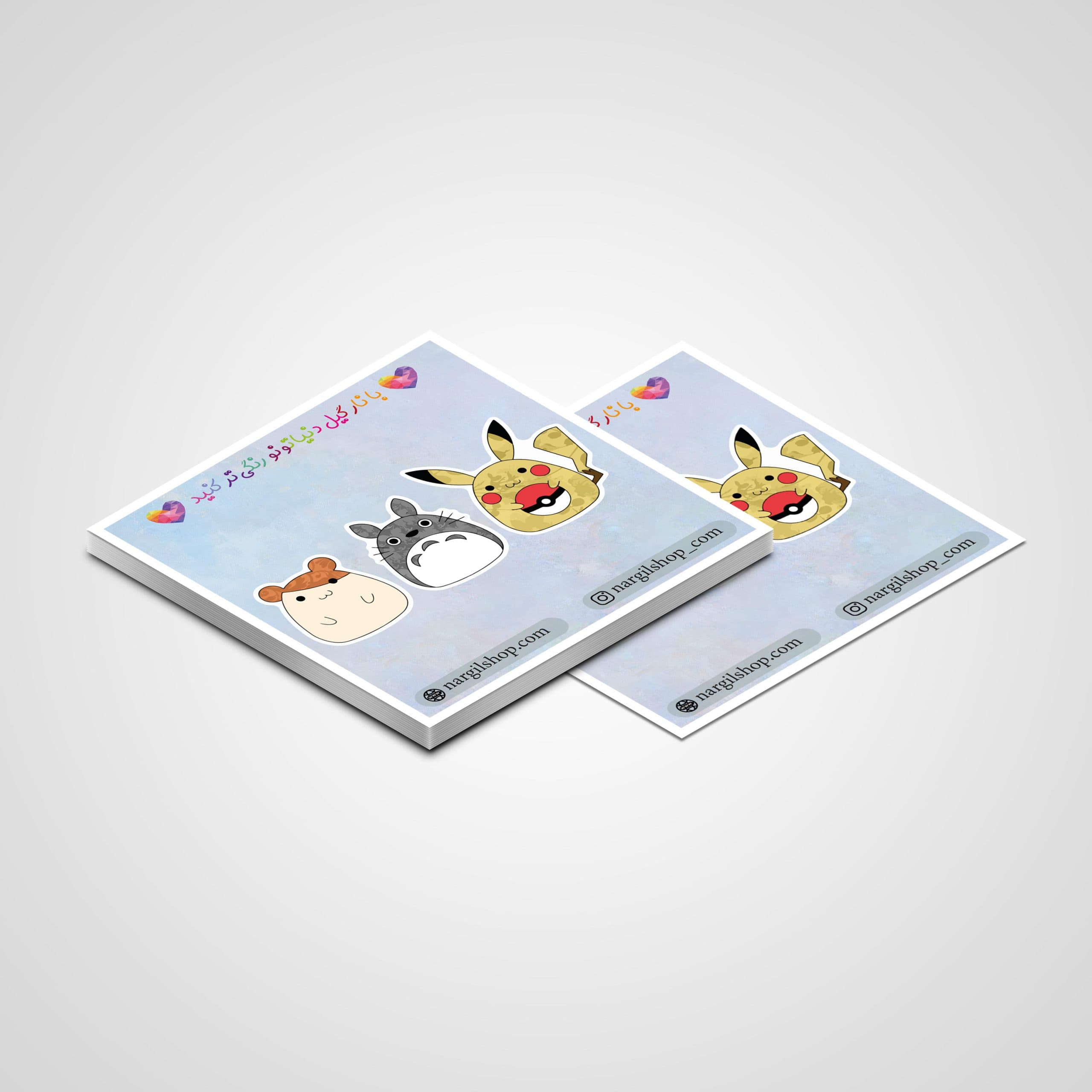 استیکر انیمه همسایه من توتورو 08 | My Neighbor Totoro sticker 08 — تصویر ۲