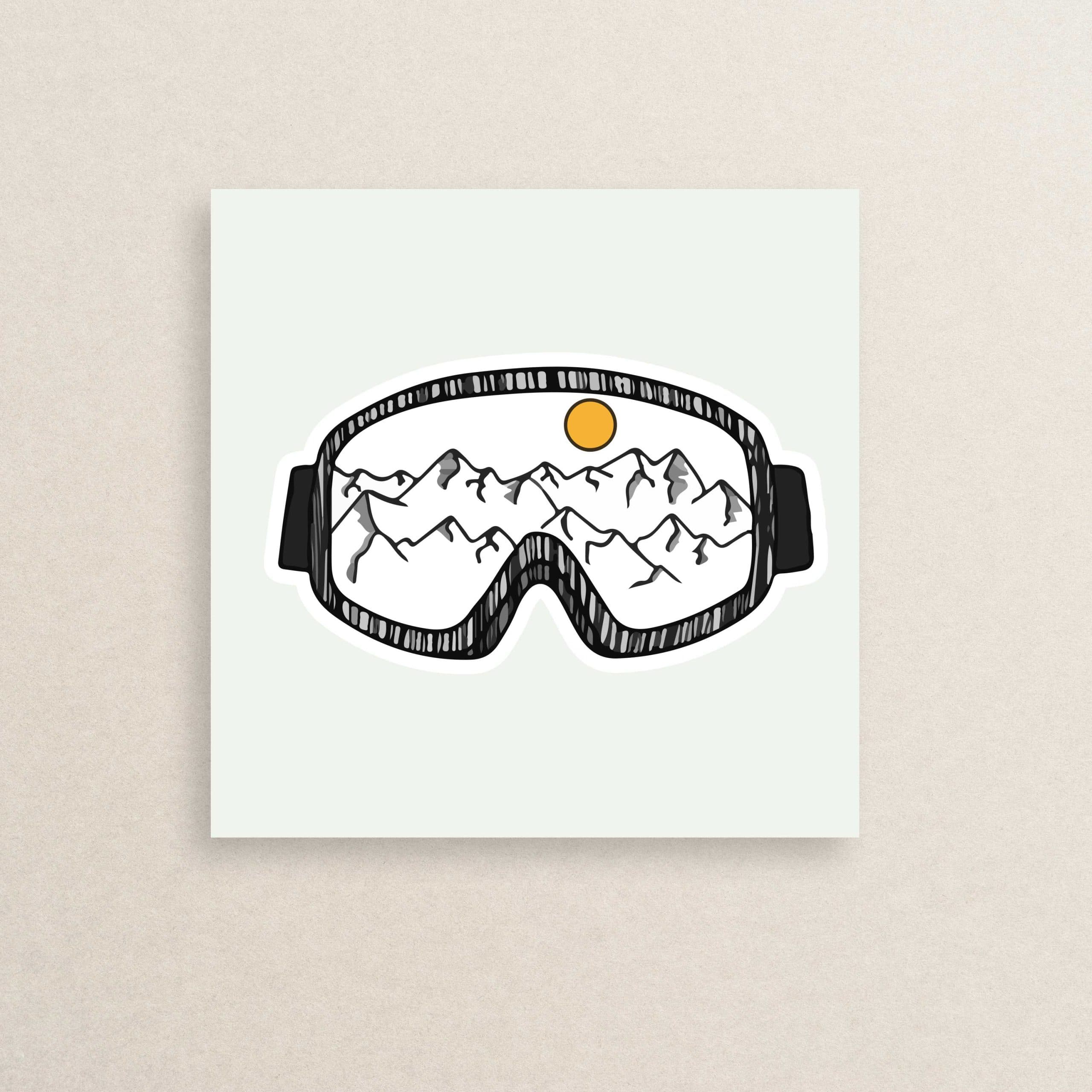استیکر زمستانی برف 07 | Snow Winter sticker 07