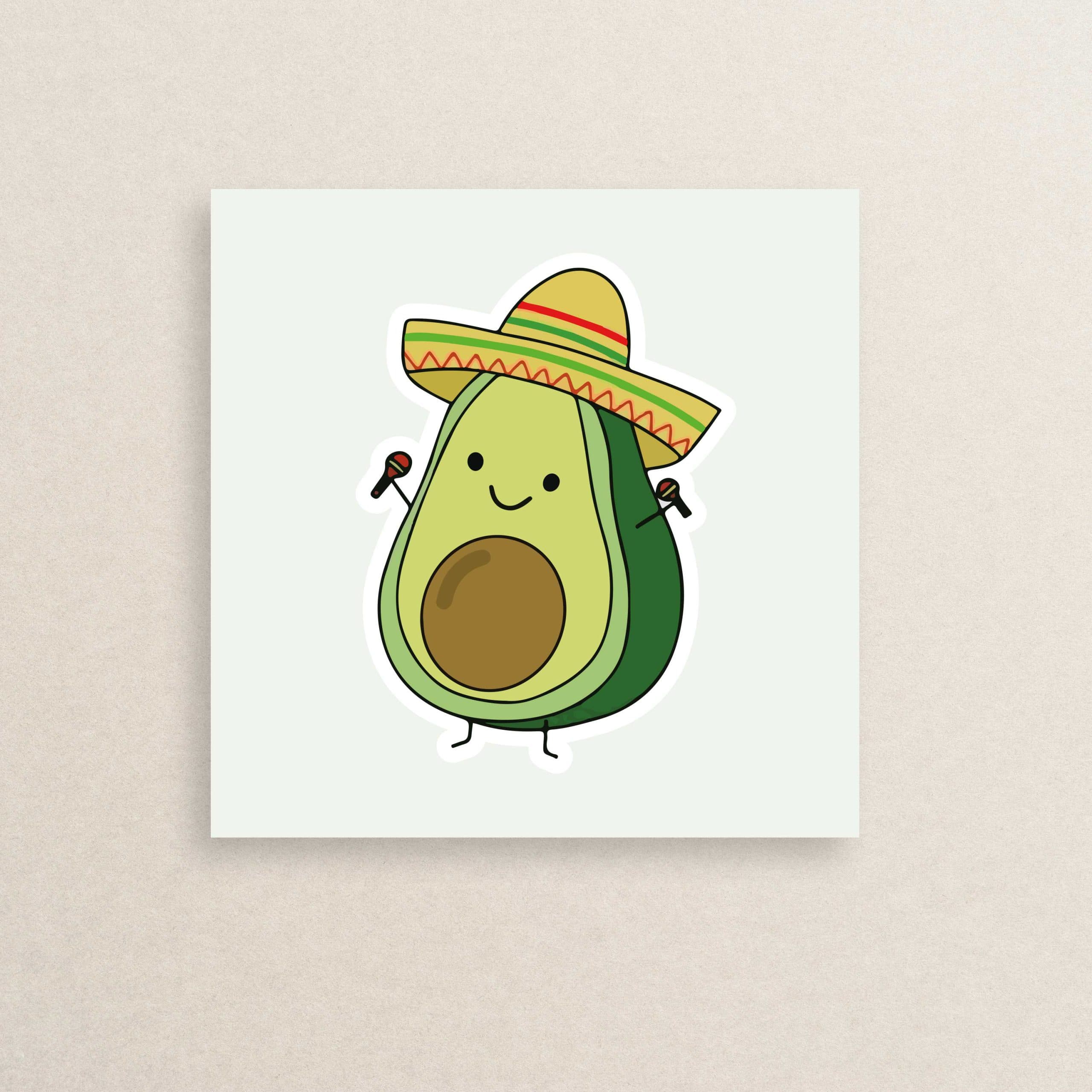 استیکر با مزه آووکادو 79 | Cool avocado sticker 79