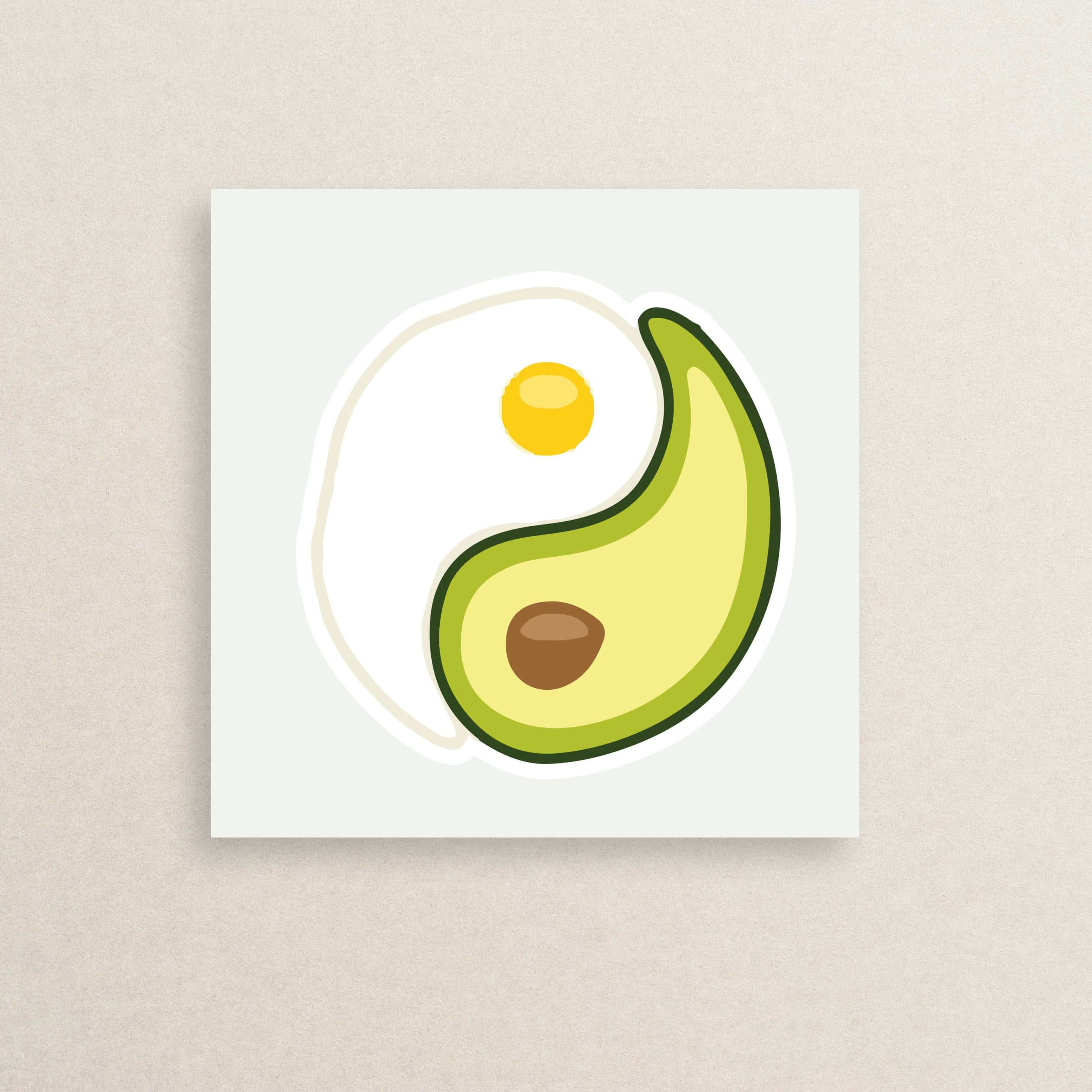 استیکر با مزه آووکادو 76 | Cool avocado sticker 76