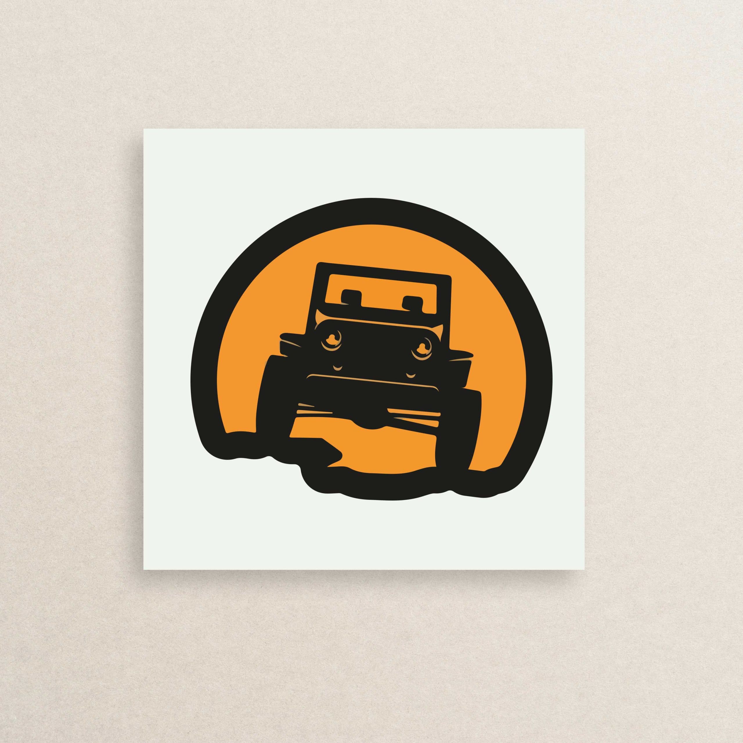 استیکر ماشین آف رود 24 | off road car sticker 24