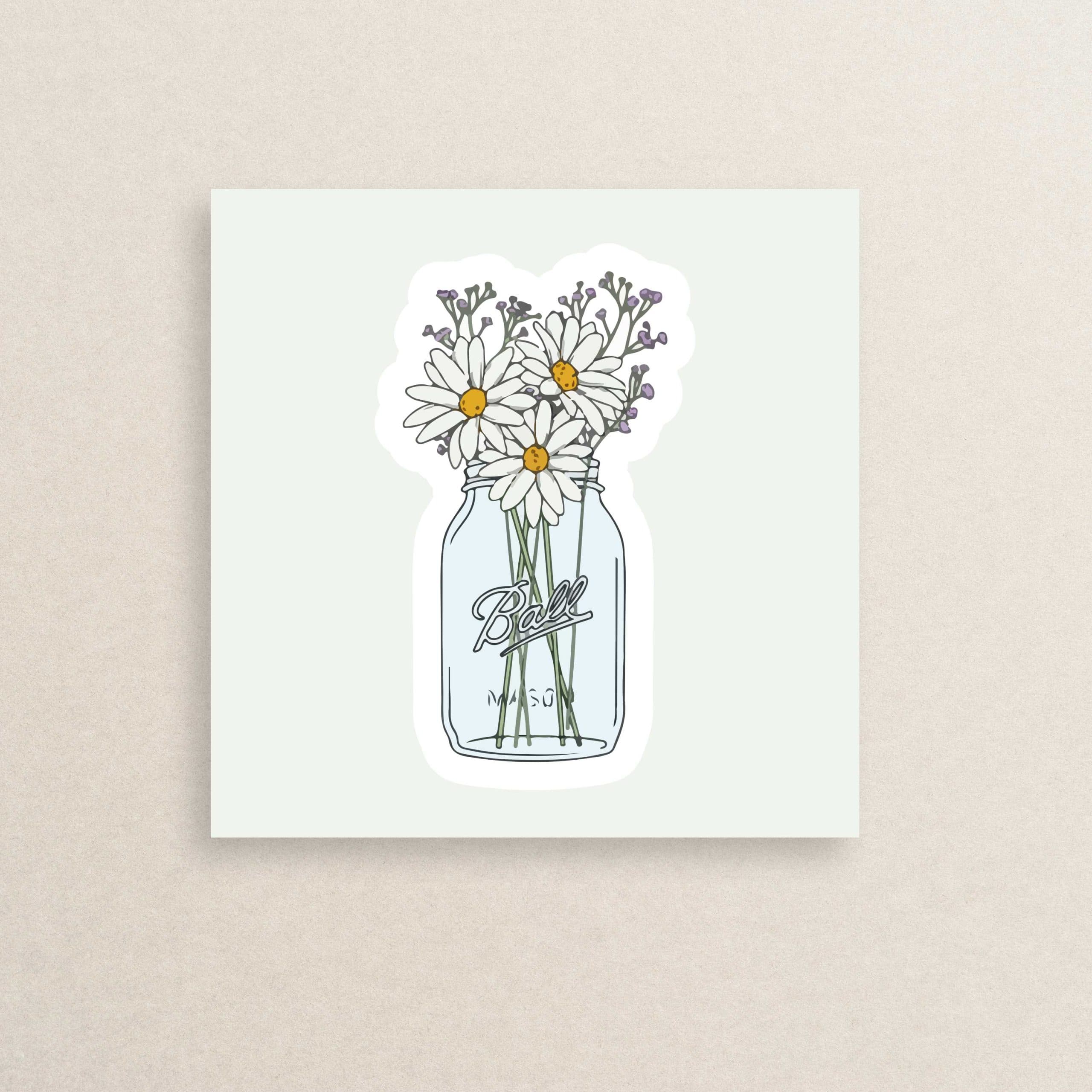 استیکر طبیعت گل 08| The Flower Nature sticker 08