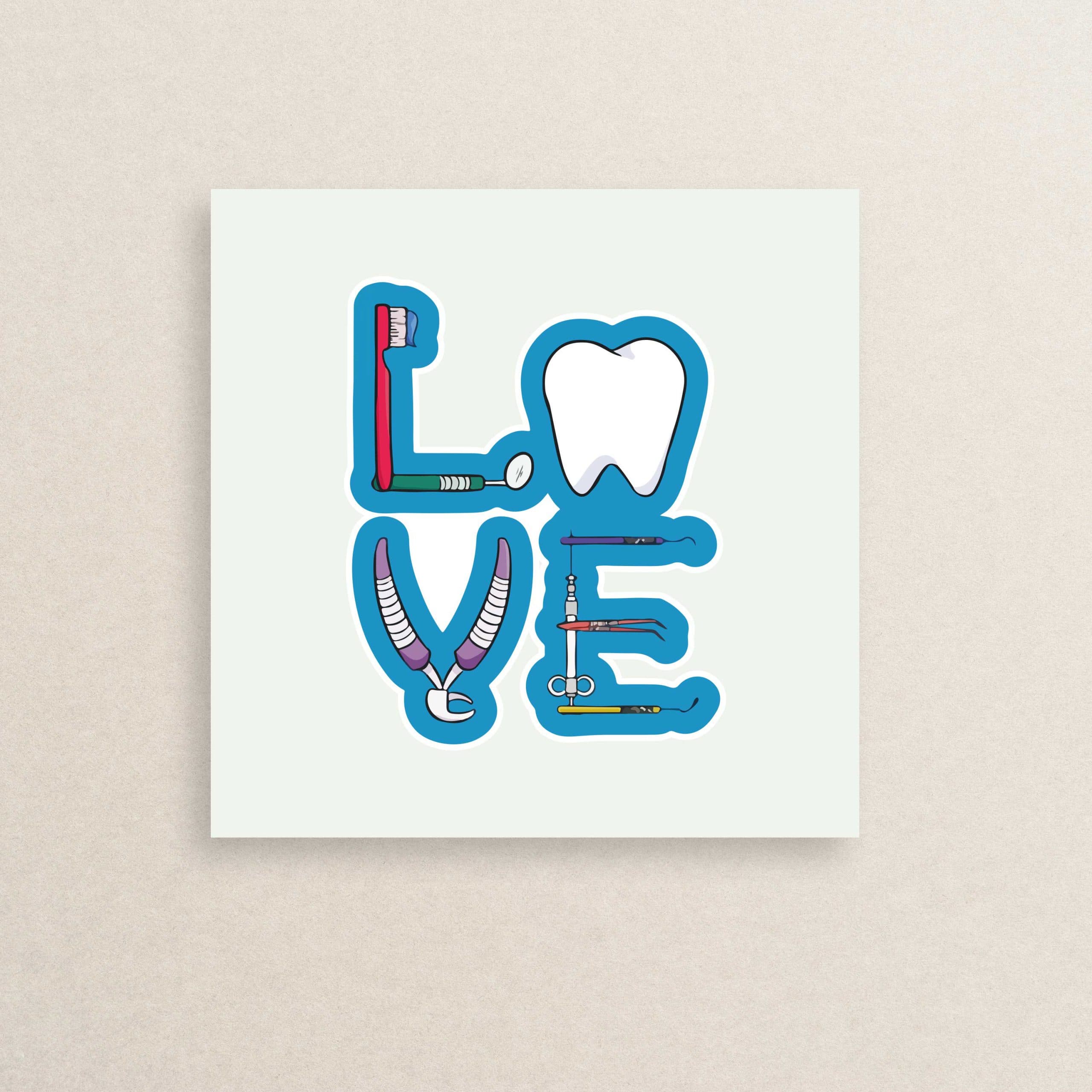 استیکر دندانپزشک 02 | Dentist sticker 02
