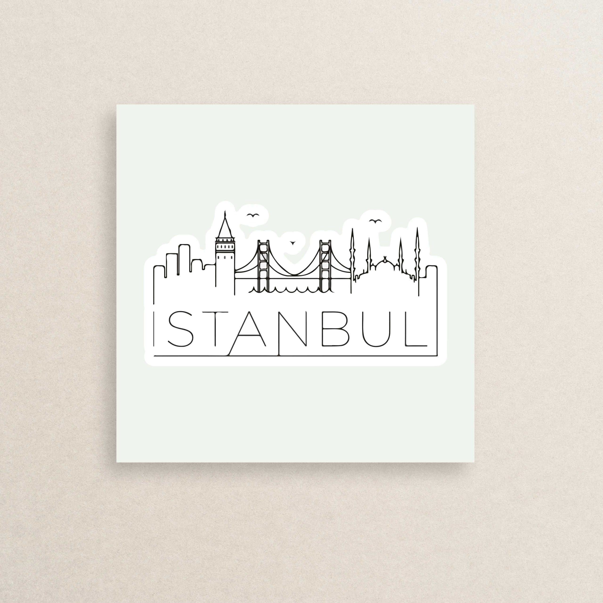 استیکر شهر استانبول ترکیه 01 | Istanbul Turkey sticker 01