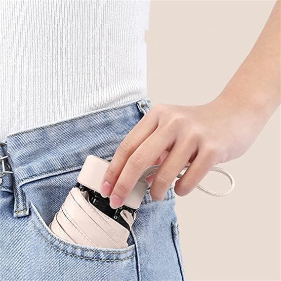 چتر کوچک مسافرتی سبک برای باران و آفتاب Mini Umbrella For Purse, UPF 50+ UV Protection — تصویر ۸
