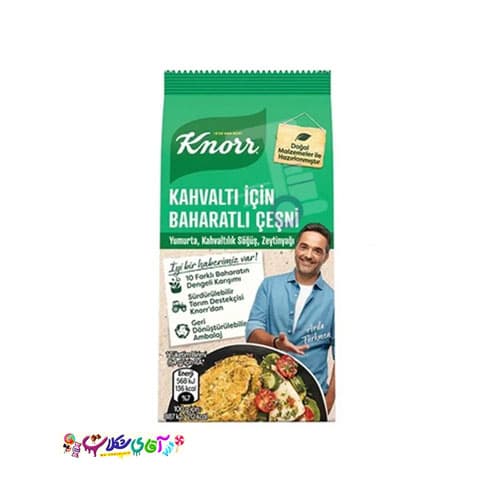 ادویه تخم مرغ، پنیر و روغن زیتون کنور