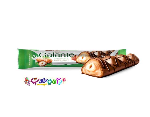 ویفر بار شکلاتی فندقی آ ب کا گالنت