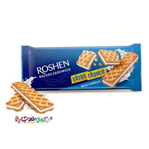 ویفر ساندویچ شیری وانیلی روشن 142 گرم