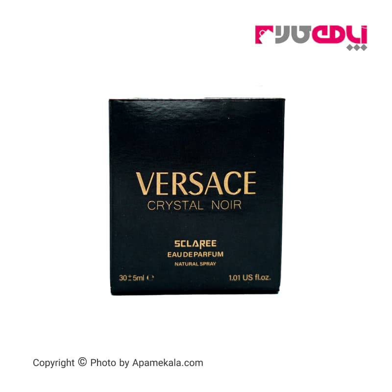 عطر جیبی زنانه اسکلاره مدل versace crystal noir حجم 30 میل — تصویر ۲