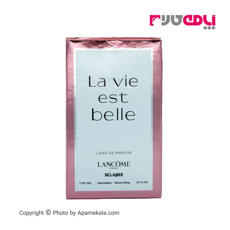عطر جیبی زنانه اسکلاره مدل la vie est belle حجم 30 میل — تصویر ۲