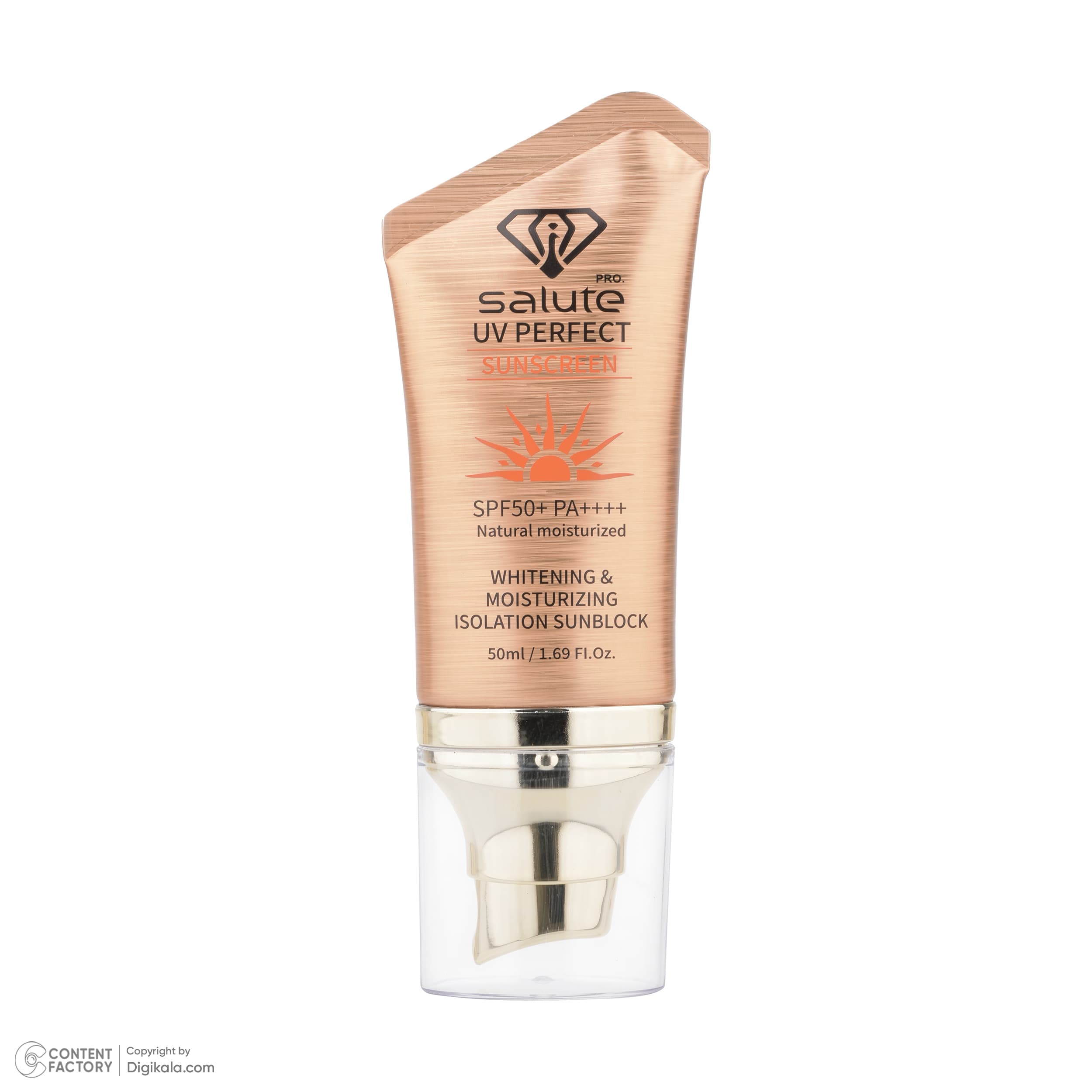 کرم ضد آفتاب بی‌رنگ صورت سالوته پرو SPF 50 مدل UV Perfect ‌محافظ ++++PA مناسب برای انواع پوست‌ حجم 50 میلی‌لیتر — تصویر ۳