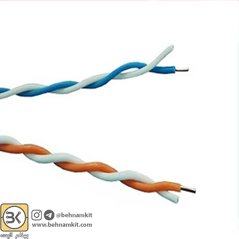 سیم مفتولی آلومينيوم (تلفنی) 2x 0.4mm // فروش متری — تصویر ۳