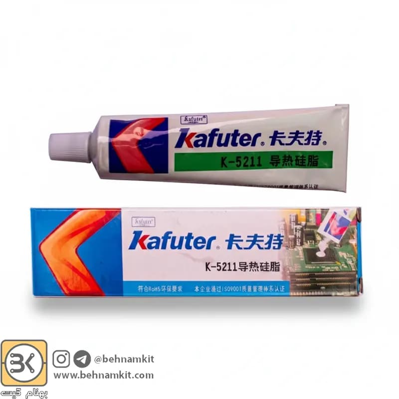 خمیر سیلیکون کافوتر مدلK-5211 وزن 60 گرمی — تصویر ۲