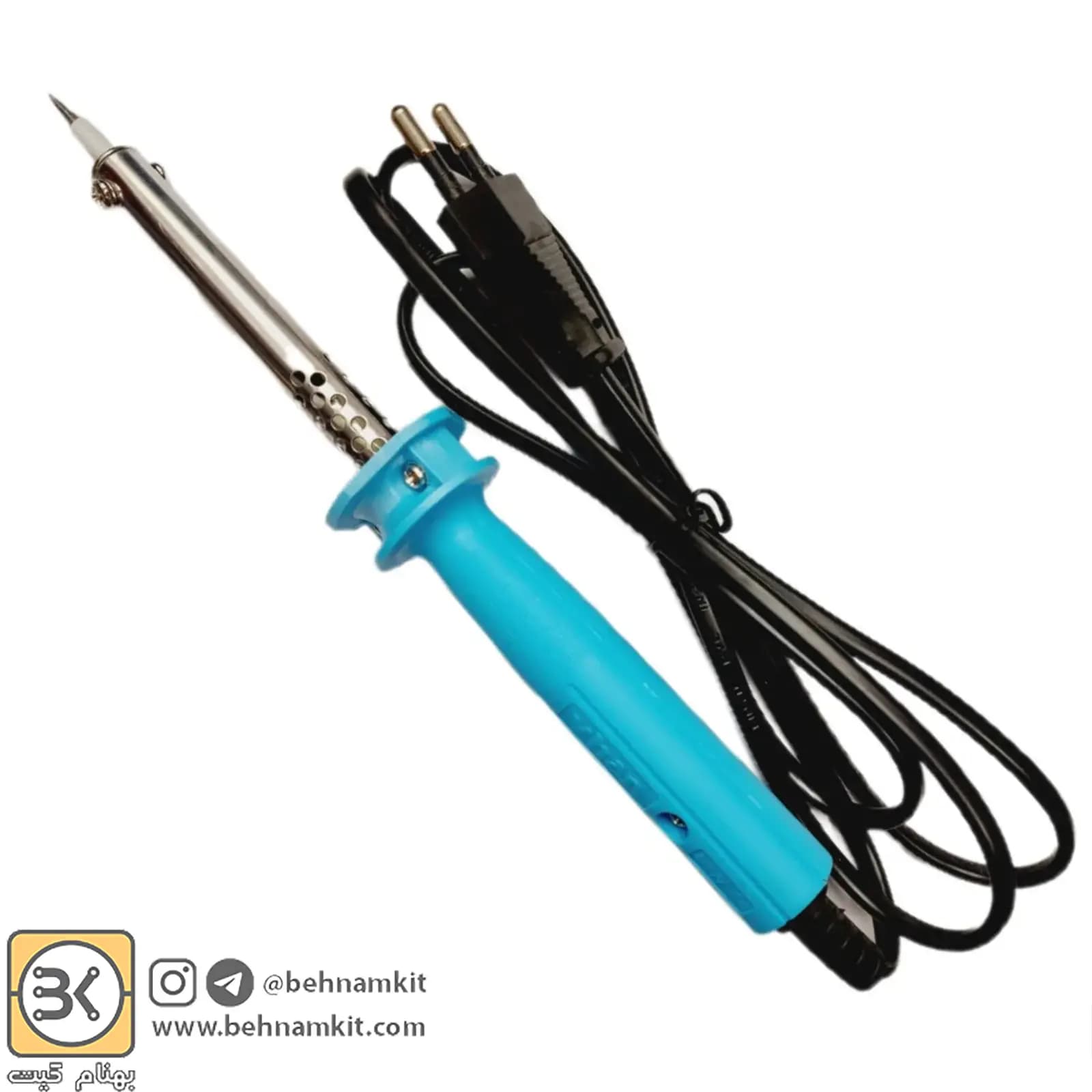 هویه 40 وات وی هان اصلی بدنه آبی – مدل Vhan V802-40W — تصویر ۲