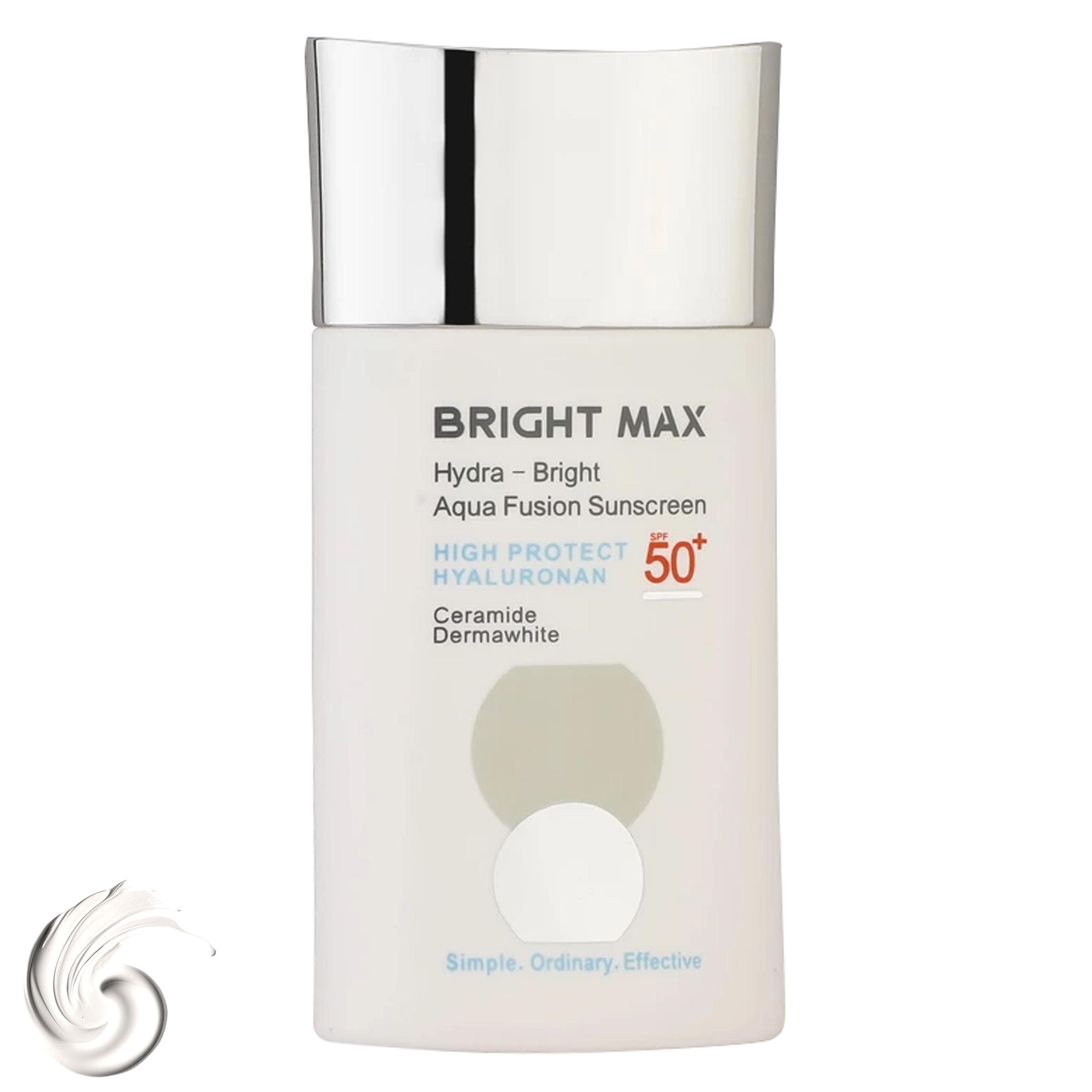 فلوئید ضدآفتاب بیرنگ برایت مکس SPF50 مدل هیدرابرایت مناسب انواع پوست، حجم 50 میلیلیتر — تصویر ۳