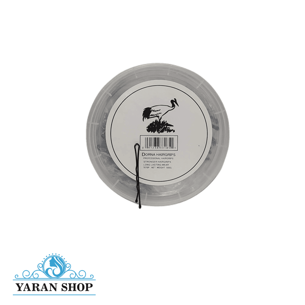 سنجاق مو (گیر سر) شینیون سایز کوچک درنا (مشکی) – 500 گرم