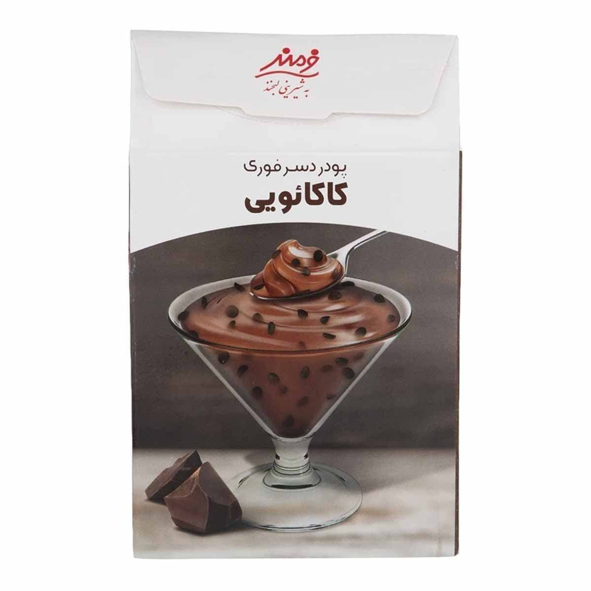 پودر دسر فوری کاکائویی با تکه های شکلات فرمند 100 گرم