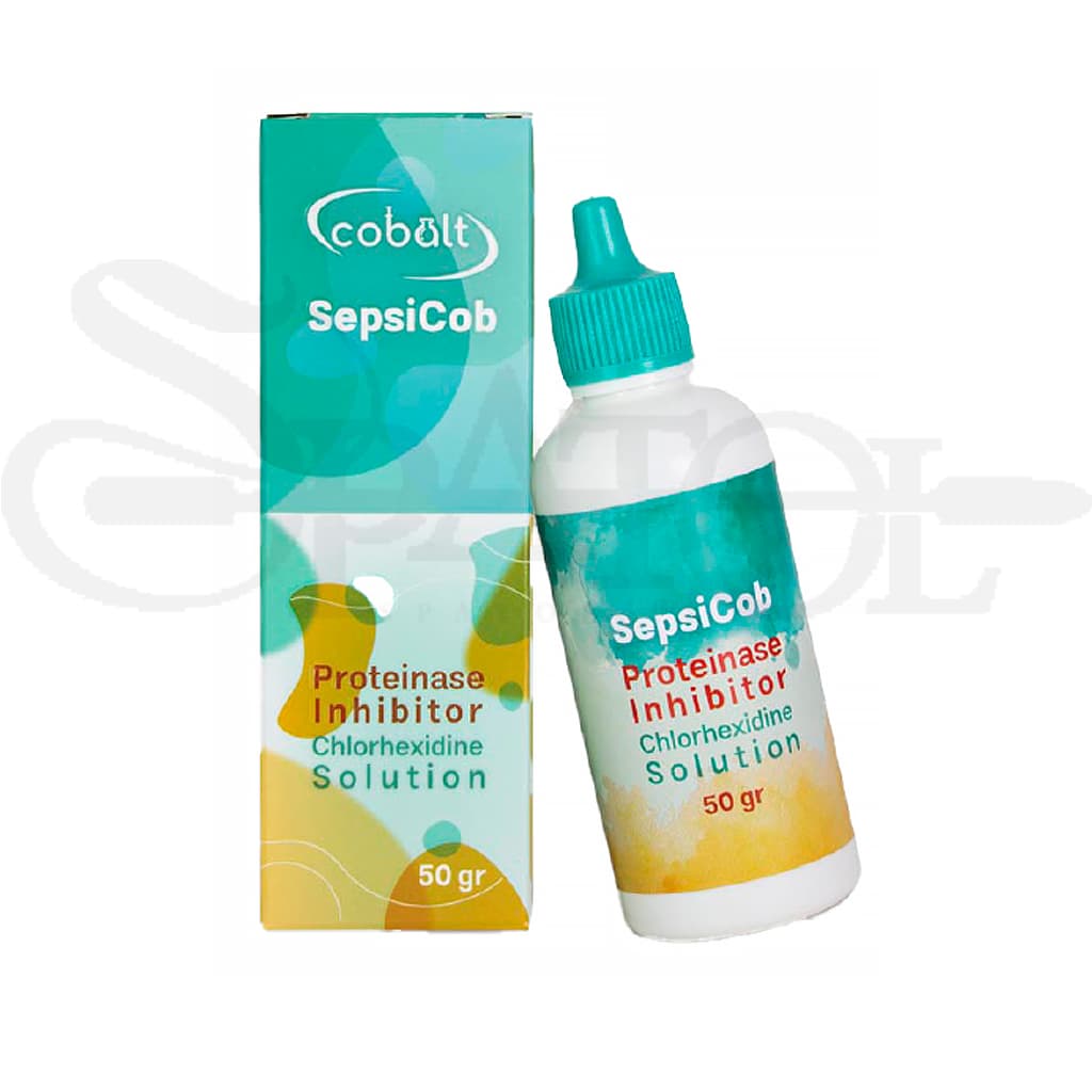سپسی کب محلول شست و شوی کلرهگزیدین ترمیمی sepsicob کبالت cobalt