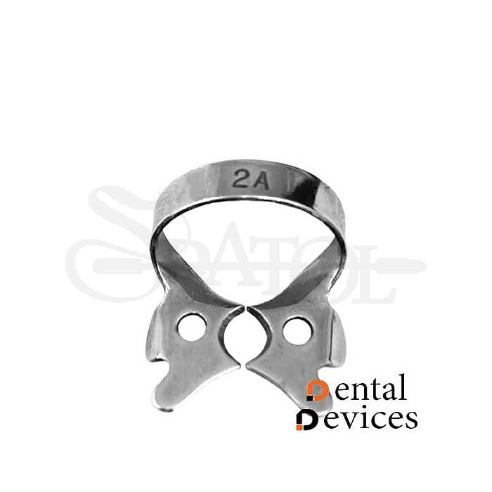 کلمپ رابردم پرمولر بالا و پایین بزرگ no.2a دنتال دیوایسDental Devices