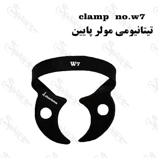 کلمپ رابردم تیتانیومی مشکی کاریزما (Charisma) — تصویر ۲