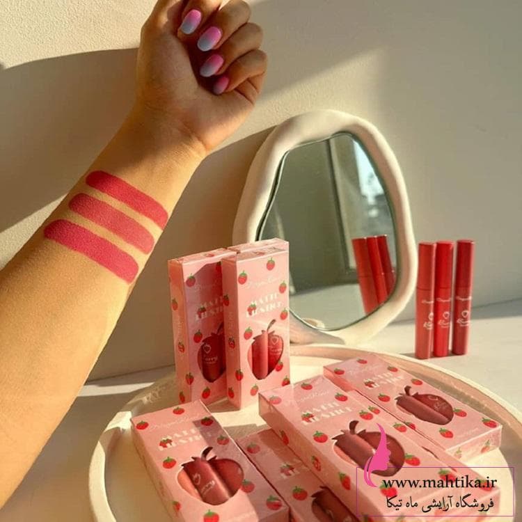 رژ مایع مات توت فرنگی عمده دراگون فانتزی — تصویر ۲