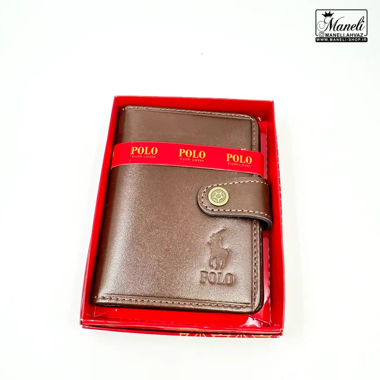 کیف جاکارتی چرم طبیعی Polo | مشکی ، قهوه ای ، عسلی 14031042 — تصویر ۴