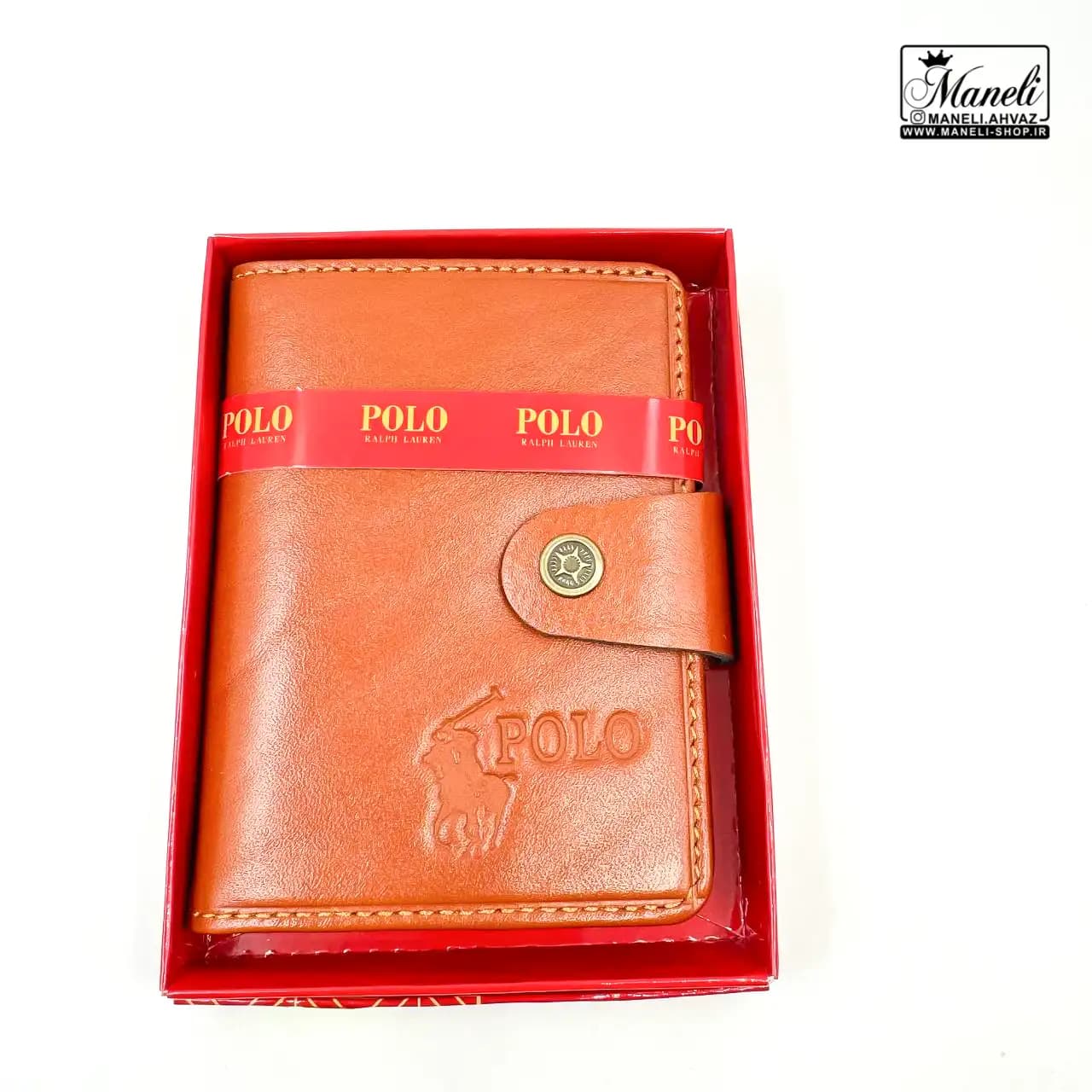 کیف جاکارتی چرم طبیعی Polo | مشکی ، قهوه ای ، عسلی 14031042 — تصویر ۲