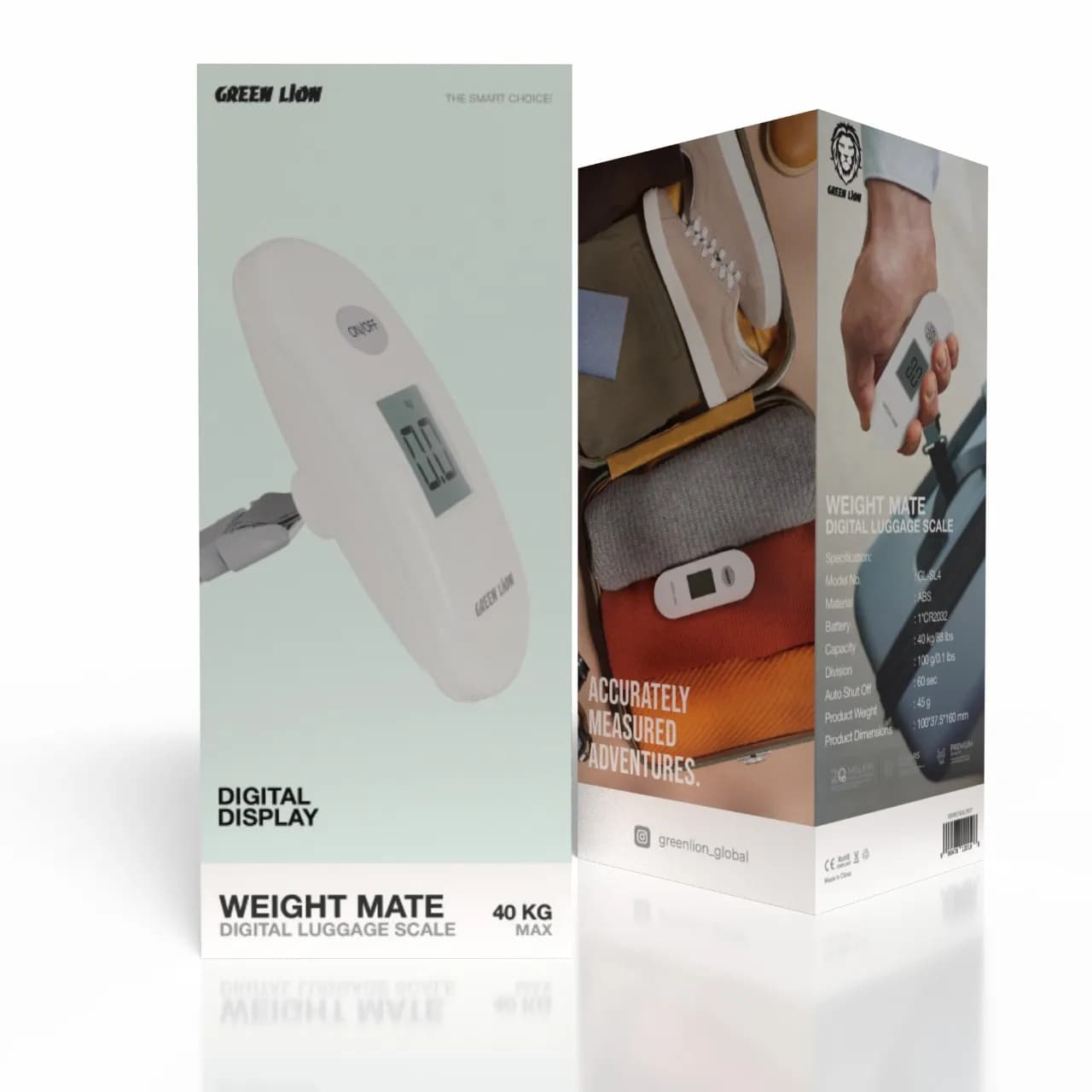 ترازو دیجیتال مسافرتی کوچک مدل Weight Mate گرین لاین — تصویر ۴