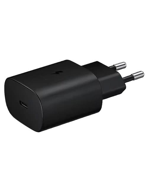 شارژر دیواری سوپر فست سامسونگ 2 پین 25 وات Type-C مشکی